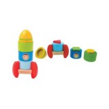 Wooden Rocket Stacking Blocks 